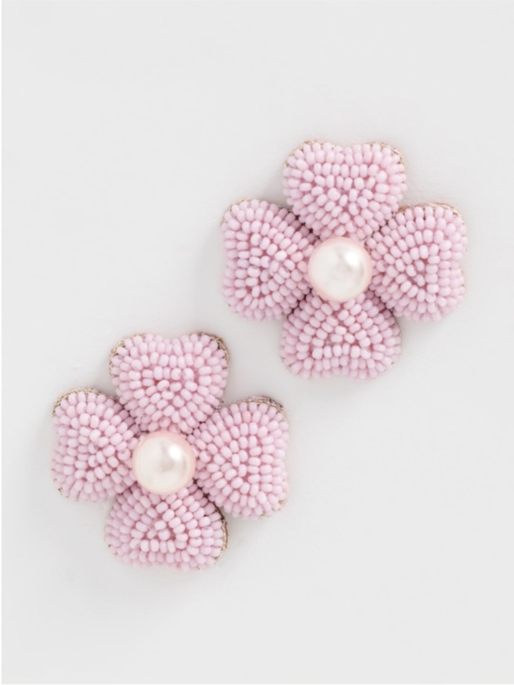 NIB • Deepa Gurnani Liora beaded pink earrings
